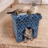 Unique Petz Cat House With Pillow Topper