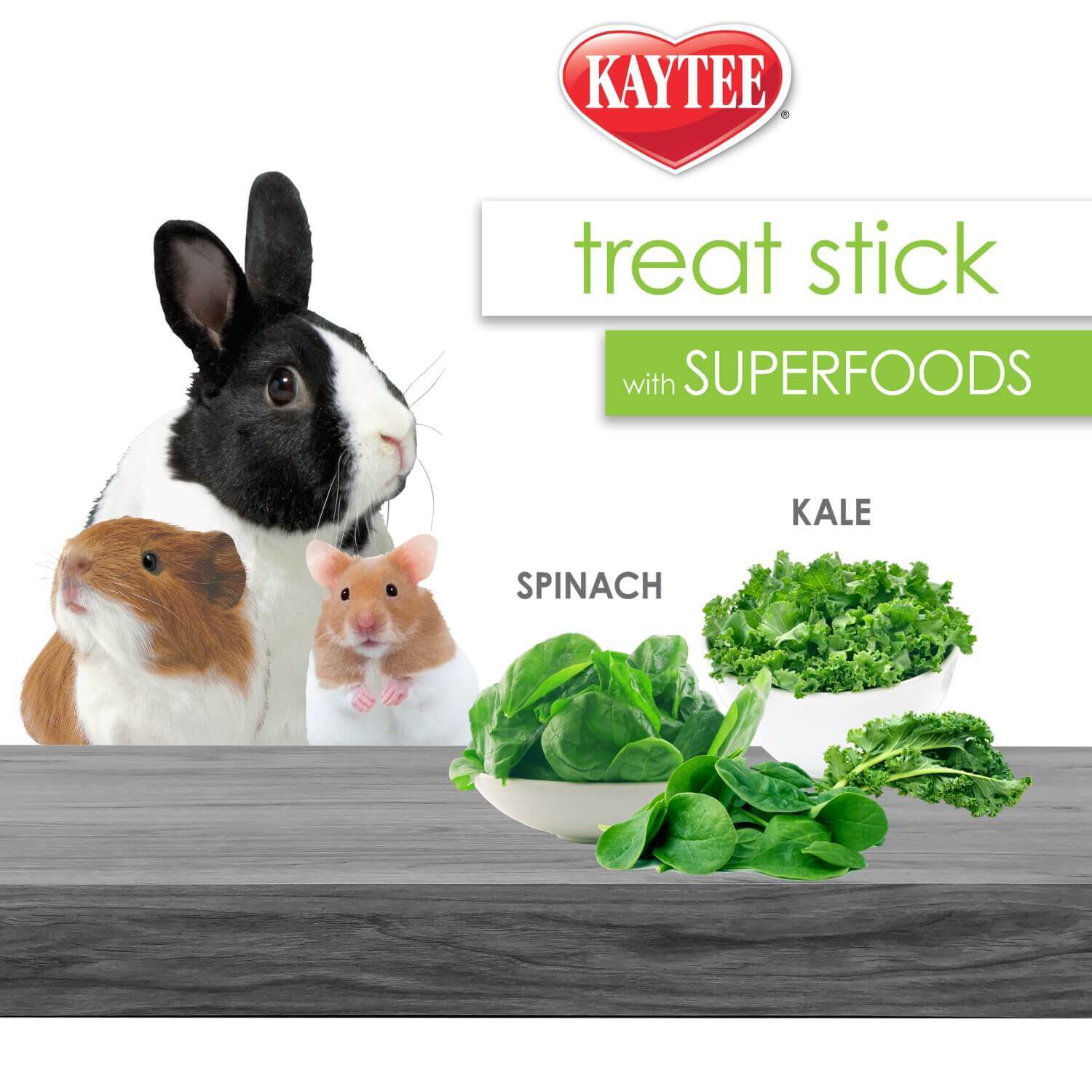 Kaytee Treats Stick With Superfoods, Spinach & Kale