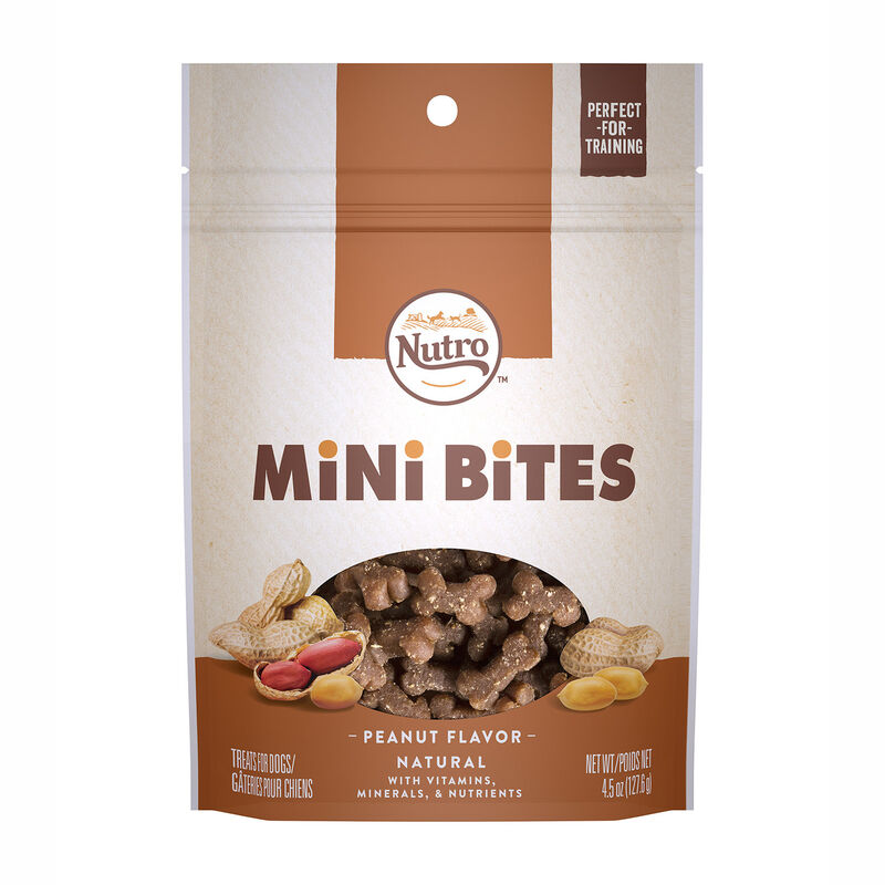 Mini Bites Peanut Flavor Dog Treats image number 1