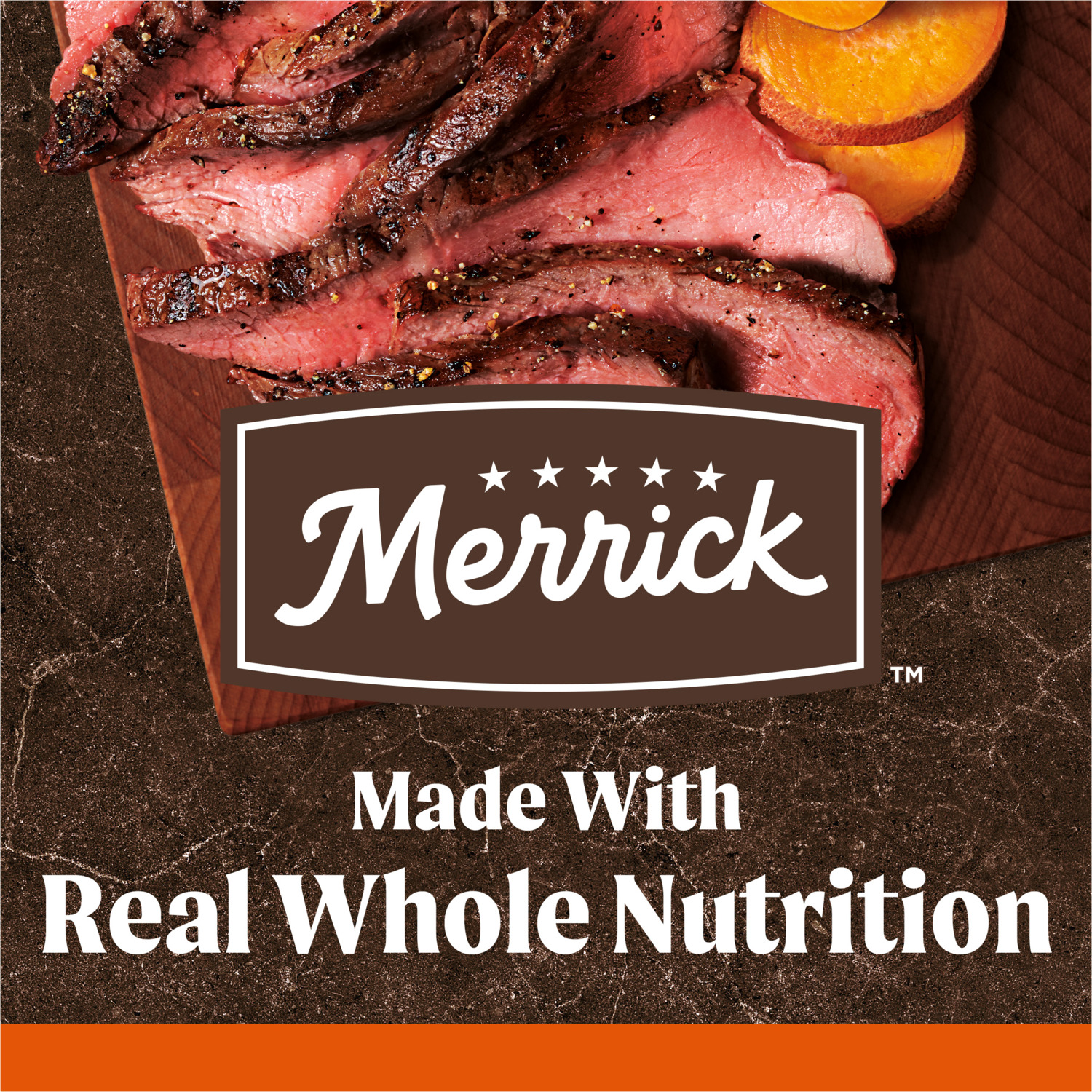 Merrick Premium Grain Free Dry Adult Dog Food, Wholesome And Natural Kibble, Real Beef And Sweet Potato, 30-Lb Bag