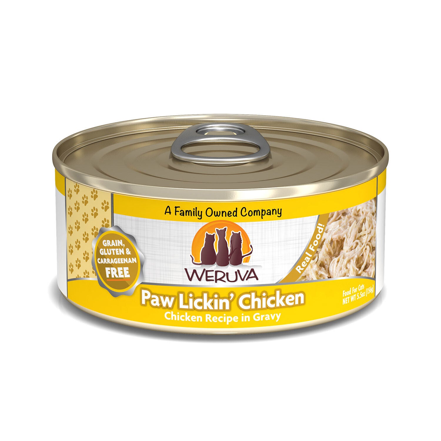 Weruva Classic Wet Cat Food, Paw Lickin&rsquo; Chicken With Chicken Breast In Gravy