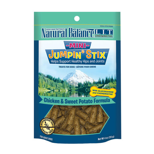 L.I.T. Limited Ingredient Treats Mini Jumpin' Stix Chicken & Sweet Potato Formula Dog Treats