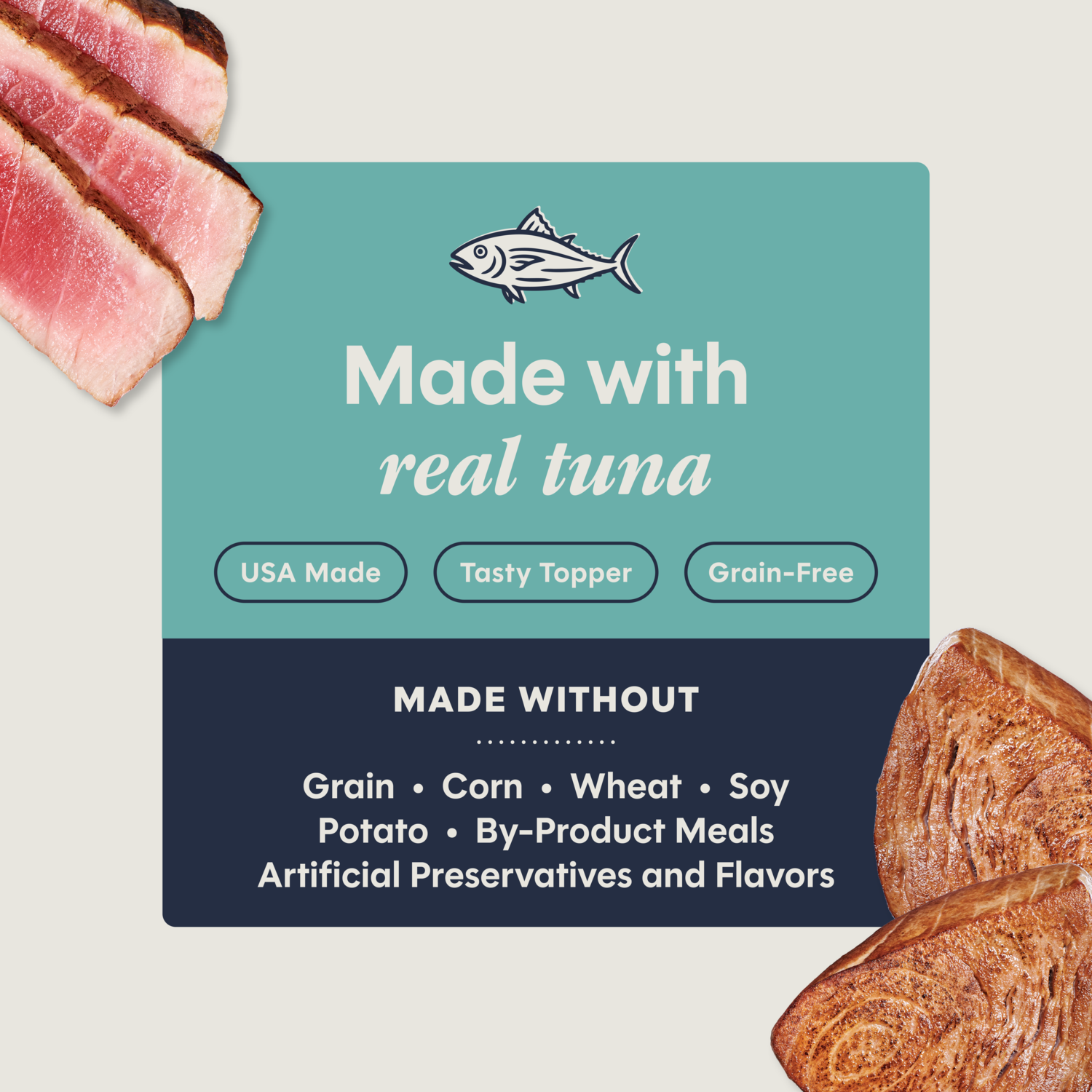 Instinct Healthy Cravings Grain-Free Real Tuna Recipe In Savory Gravy Wet Cat Food Topper, 3-Oz, Pack Of 24