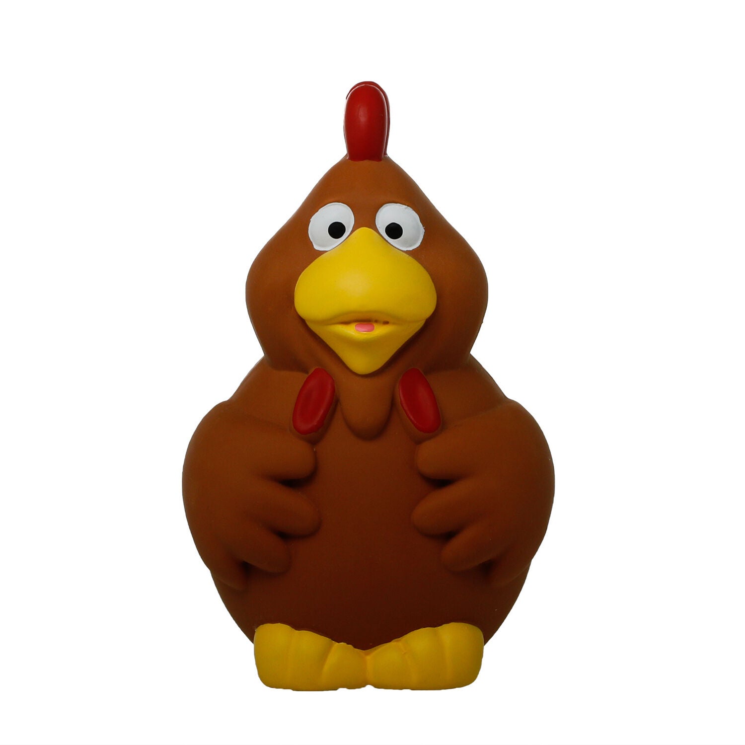 Territory Chicken Latex Squeaky Dog Toy, 6"