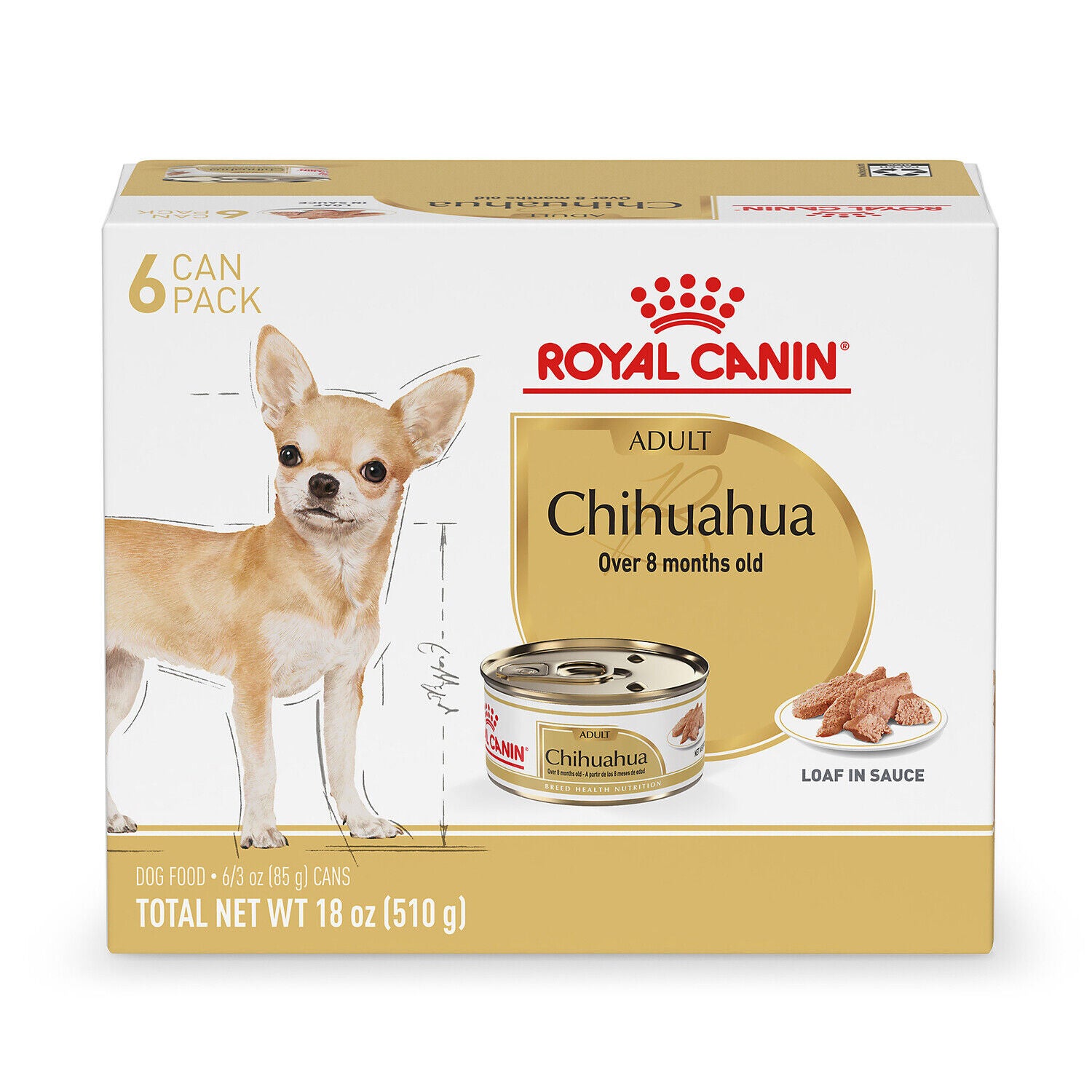 Royal Canin&reg; Breed Health Nutrition&reg; Chihuahua Loaf In Sauce Adult Wet Dog Food, 3Oz - 6 Pack