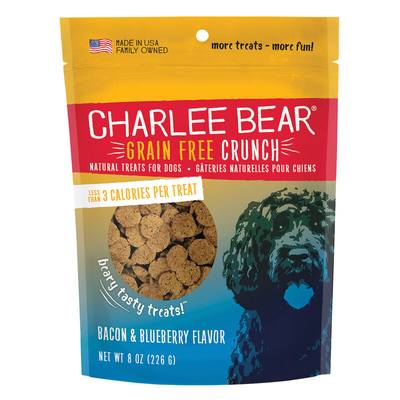 Grain Free Crunch Bacon & Blueberry Flavor Dog Treat image number 1
