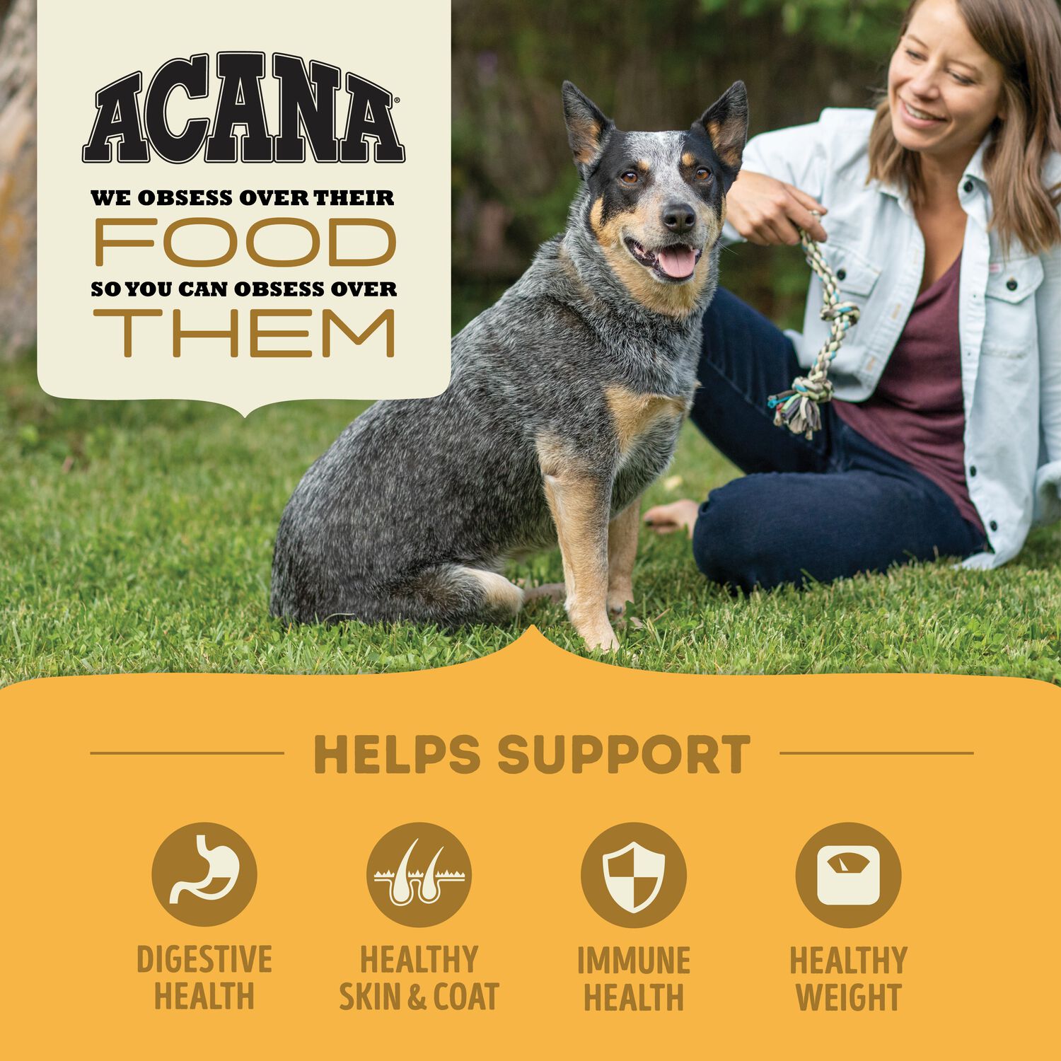 Acana Free-Run Poultry Recipe Dog Food, 25-Lb Bag