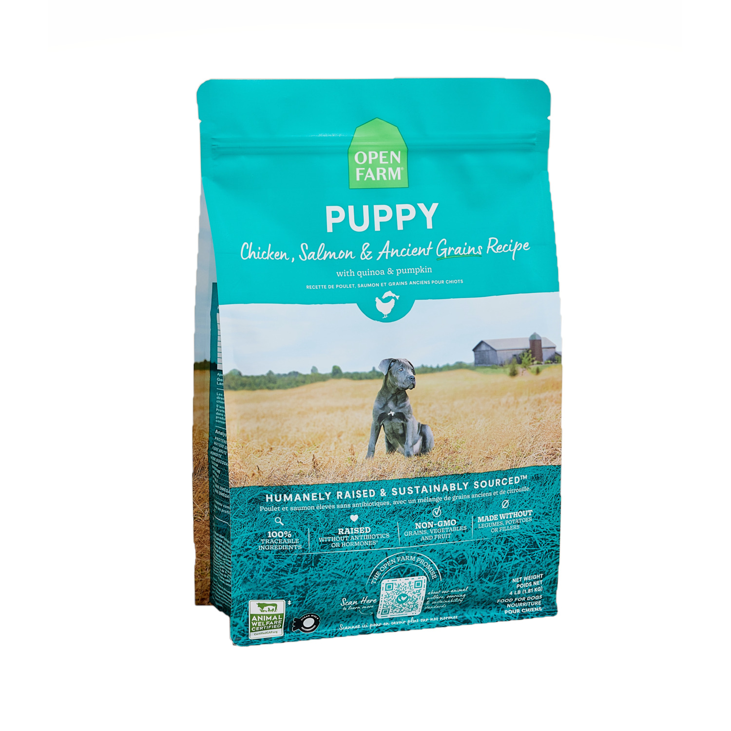 Open Farm Puppy Ancient Grains Chicken & Salmon Dry Dog Food