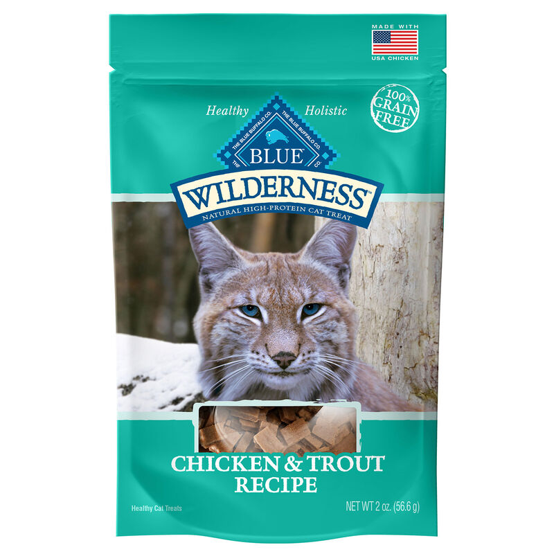 Wilderness Chicken & Trout Recipe Cat Treats image number 1