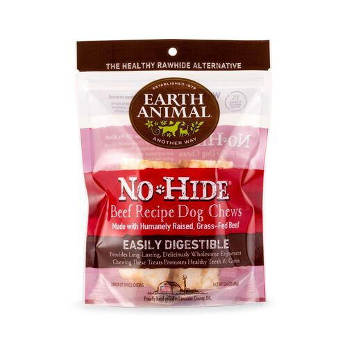 No Hide Grass Fed Beef Natural Rawhide Alternative Dog Chews 2 Pack