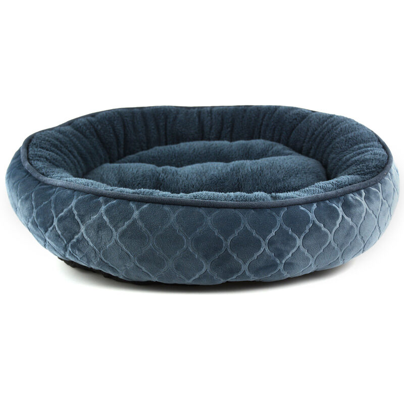 Round Bed Blue image number 1