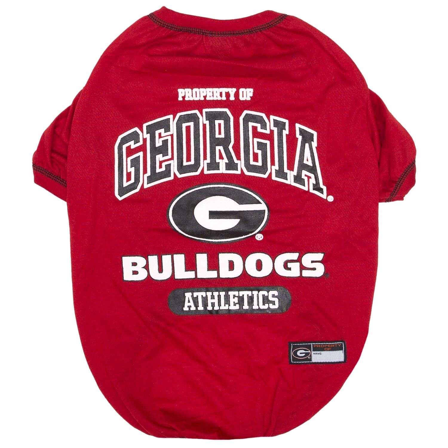 Pets First University Of Georgia Bulldogs Dog Shirt, Extra Large