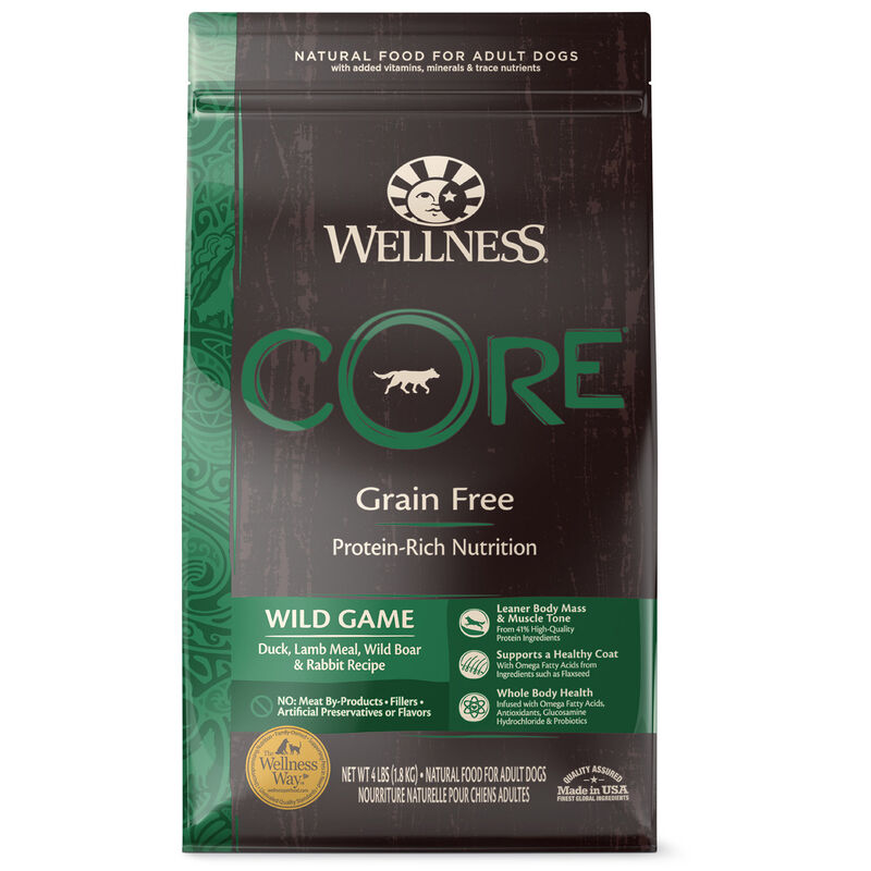 Wellness Core Wild Game Duck, Lamb Meal, Wild Boar & Rabbit Recipe Dog Food