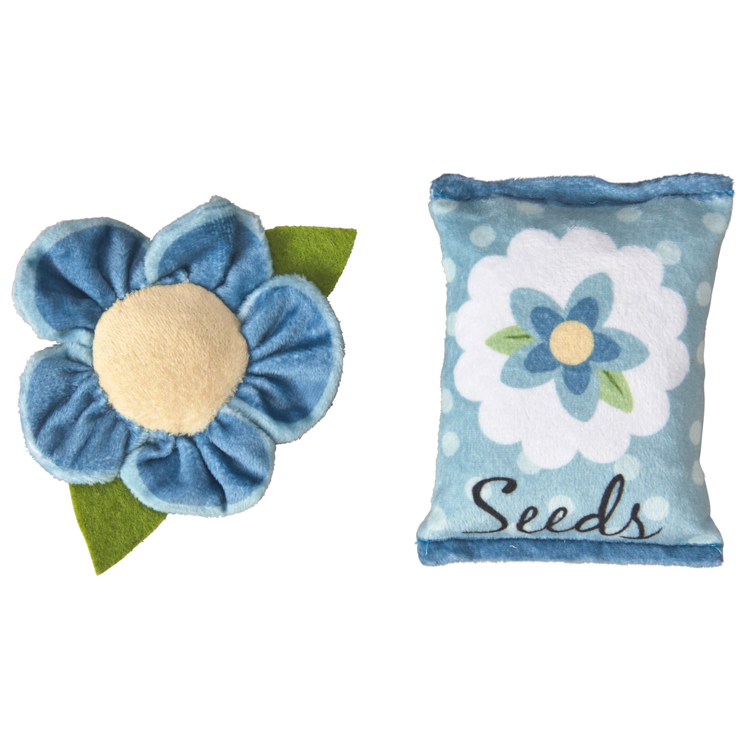 Spot Flower Garden Catnip Filled Cat Toy, 2 Pack, Assorted Colors