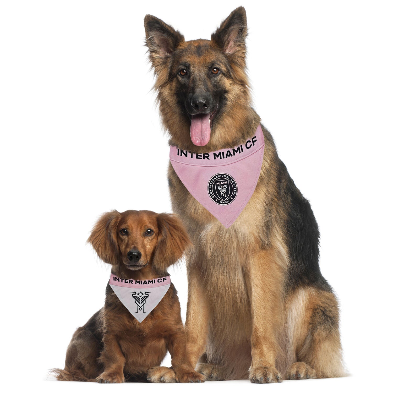 Pets First Inter Miami Reversible Dog Bandana, Large/Extra Large