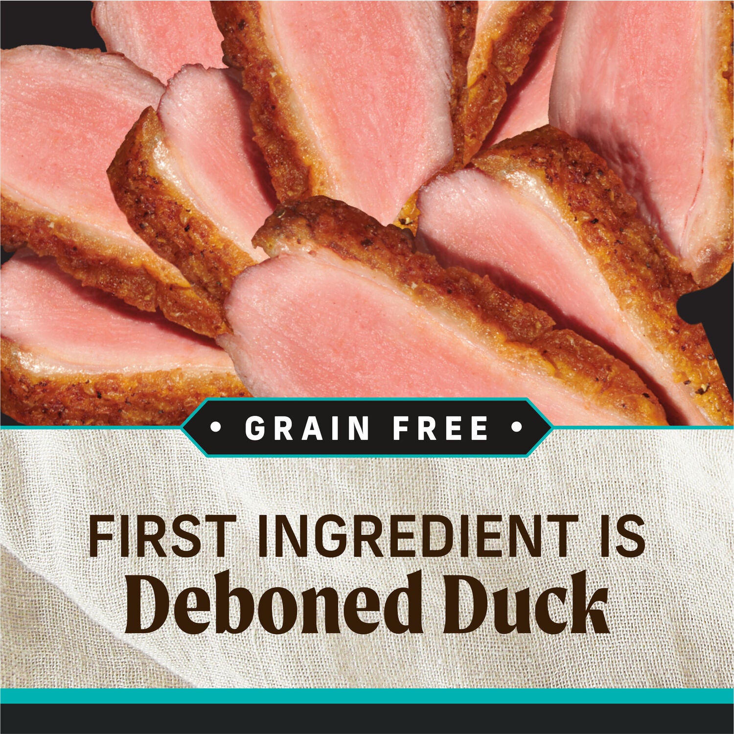 Merrick Grain-Free Premium And Natural Wet Dog Food, Real Duck Dinner Recipe, 12.7-Oz Can
