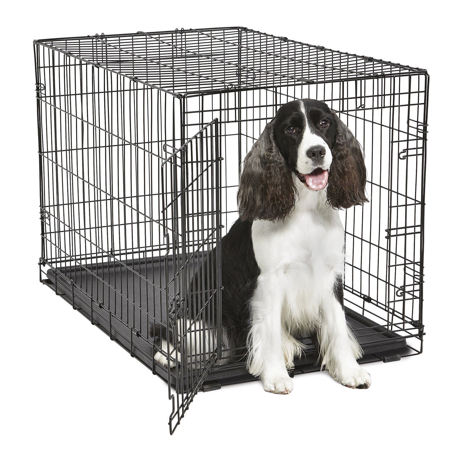 Midwest Contour Folding Single Door Dog Crate, 48"