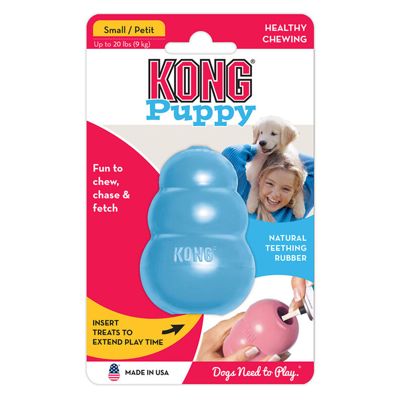 Kong Puppy Toy Natural Teething Rubber Dog Toy