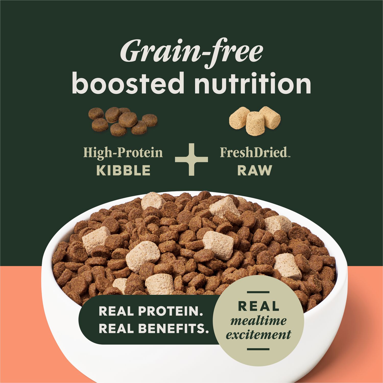 Instinct Raw Boost Grain-Free Recipe With Real Salmon Dry Dog Food, 3.5-Lb