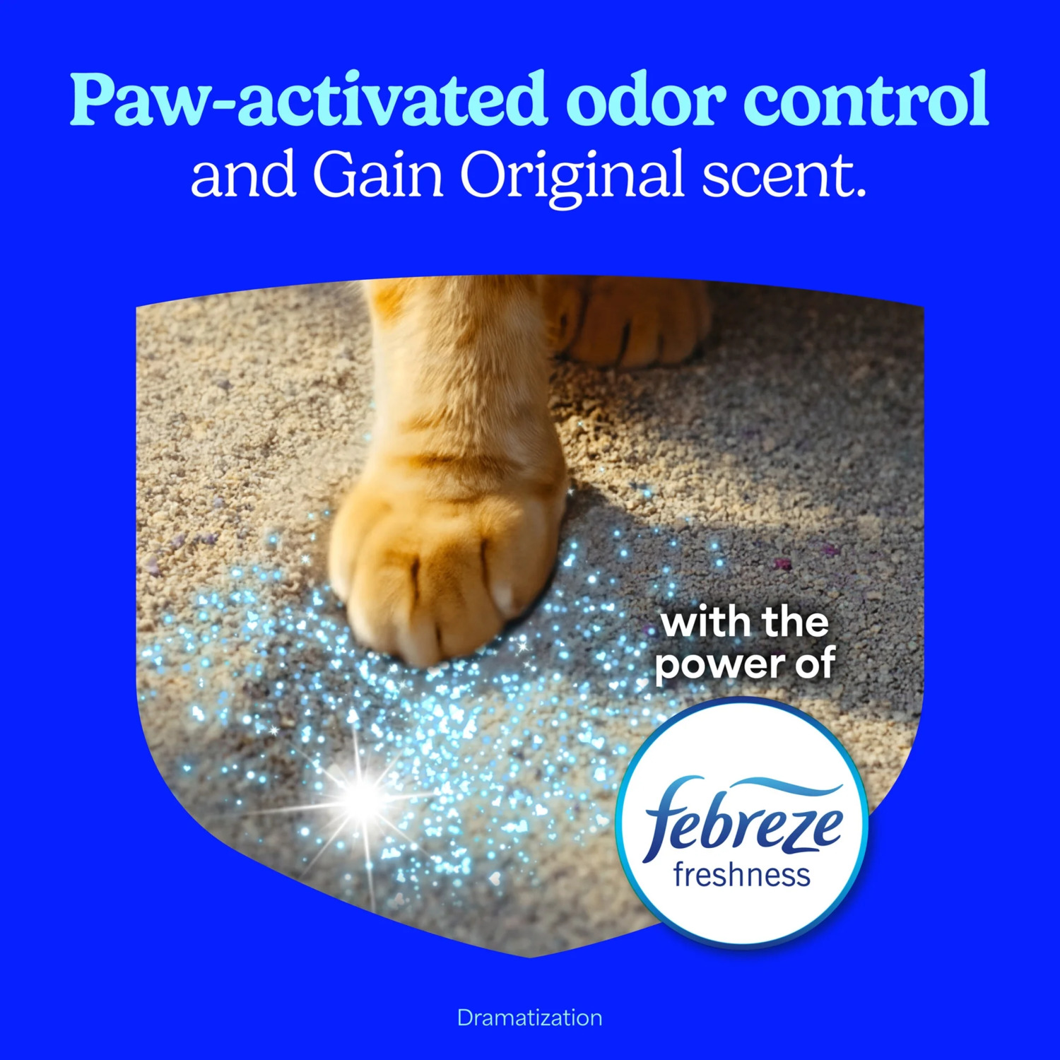 Fresh Step Odor Shield Light Weight Multi-Cat Clumping Cat Litter With Febreze Freshnees, 11.5-Lb