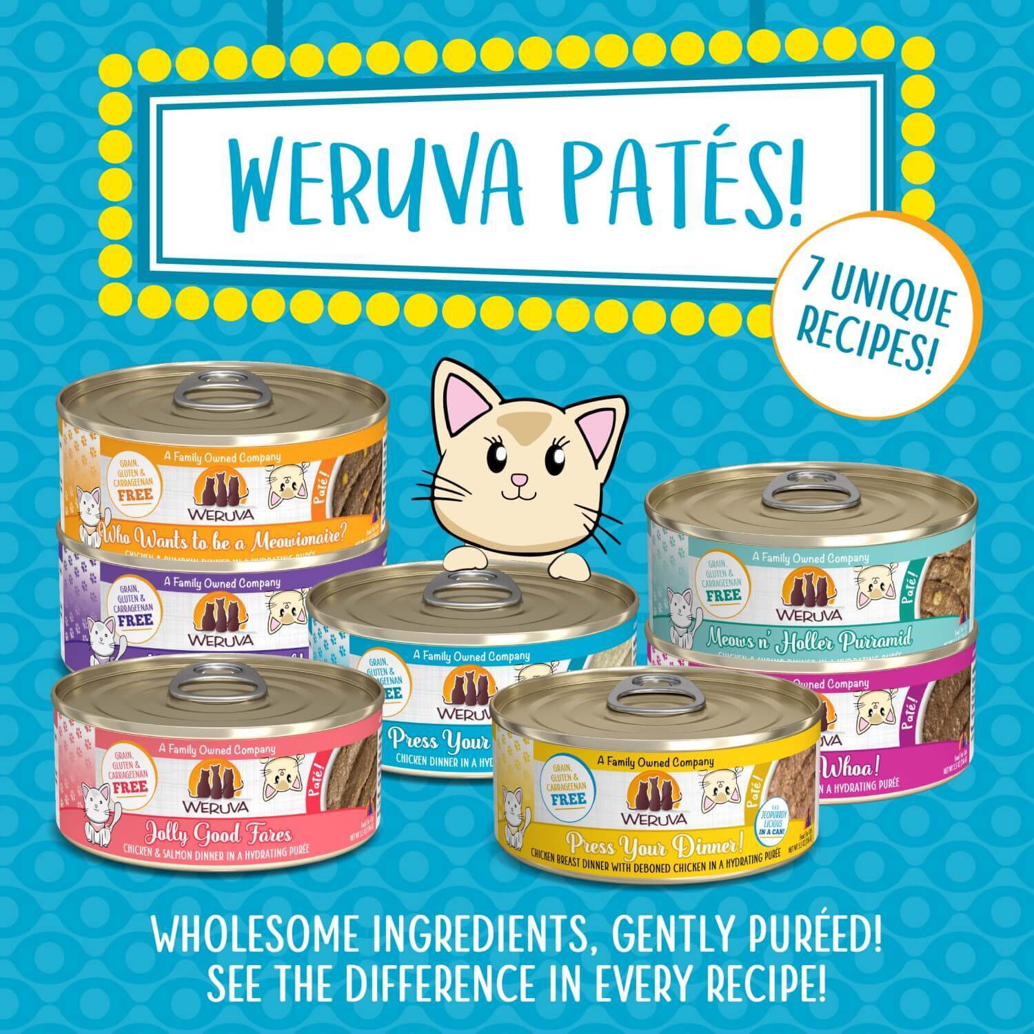 Weruva Classic Cat Pat&eacute; Press Your Lunch! With Chicken Wet Cat Food