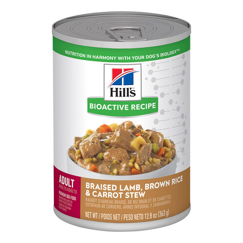 Adult Braised Lamb, Brown Rice & Carrot Stew Dog Food