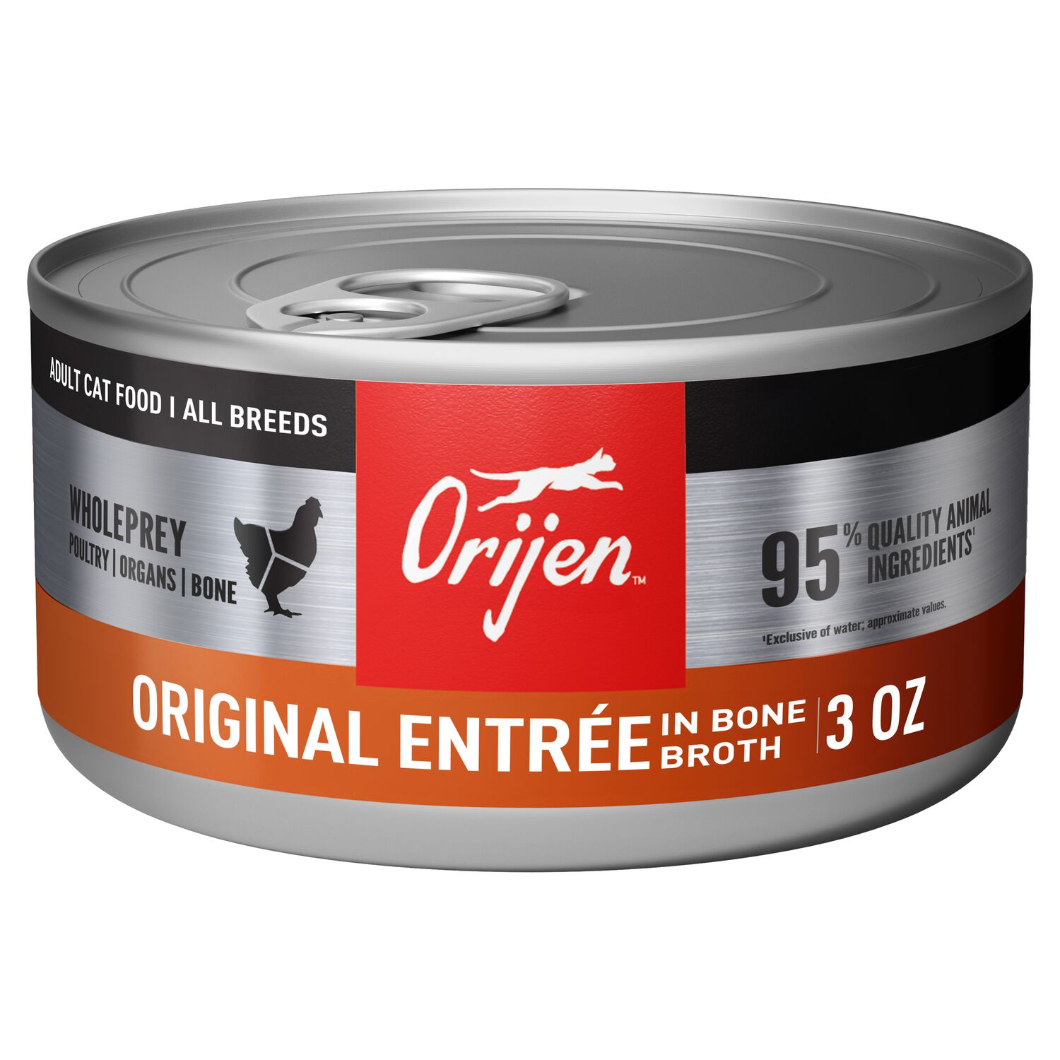Orijen Original Entree In Bone Broth Wet Cat Food, 3-Oz