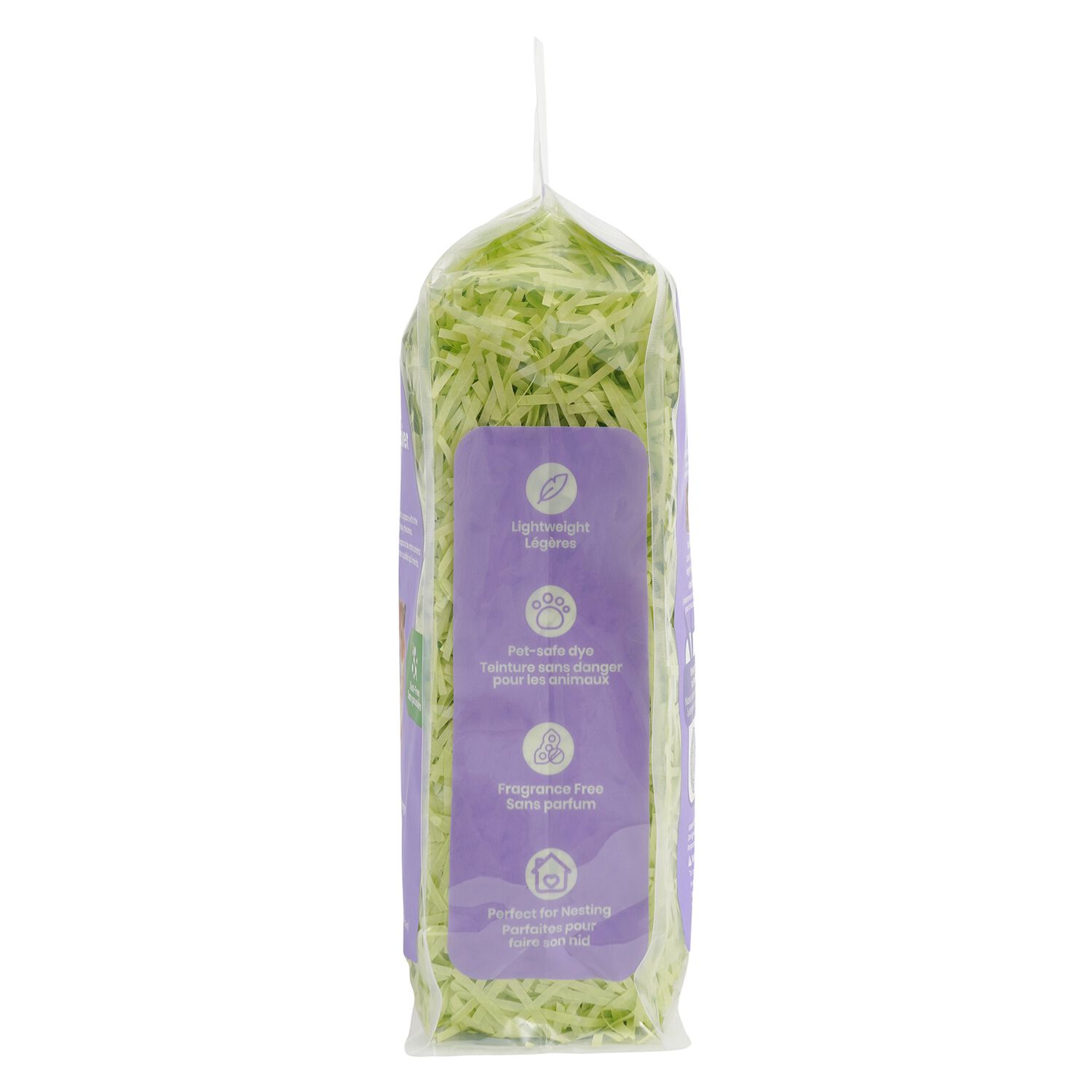 Mini & Moe, Hamster Bedding, Paper Straw, Green, Small Animals, 56-Liter Bag