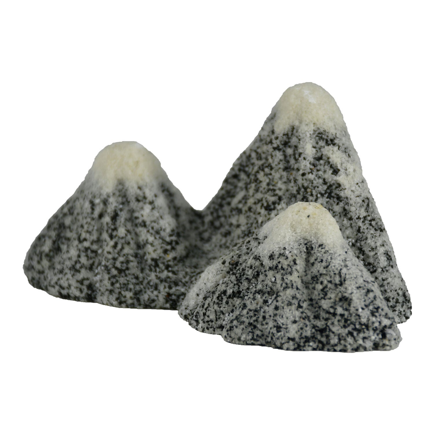Penn-Plax Tide & Treasure Snow Mountain Aquarium Decor &ndash; Small