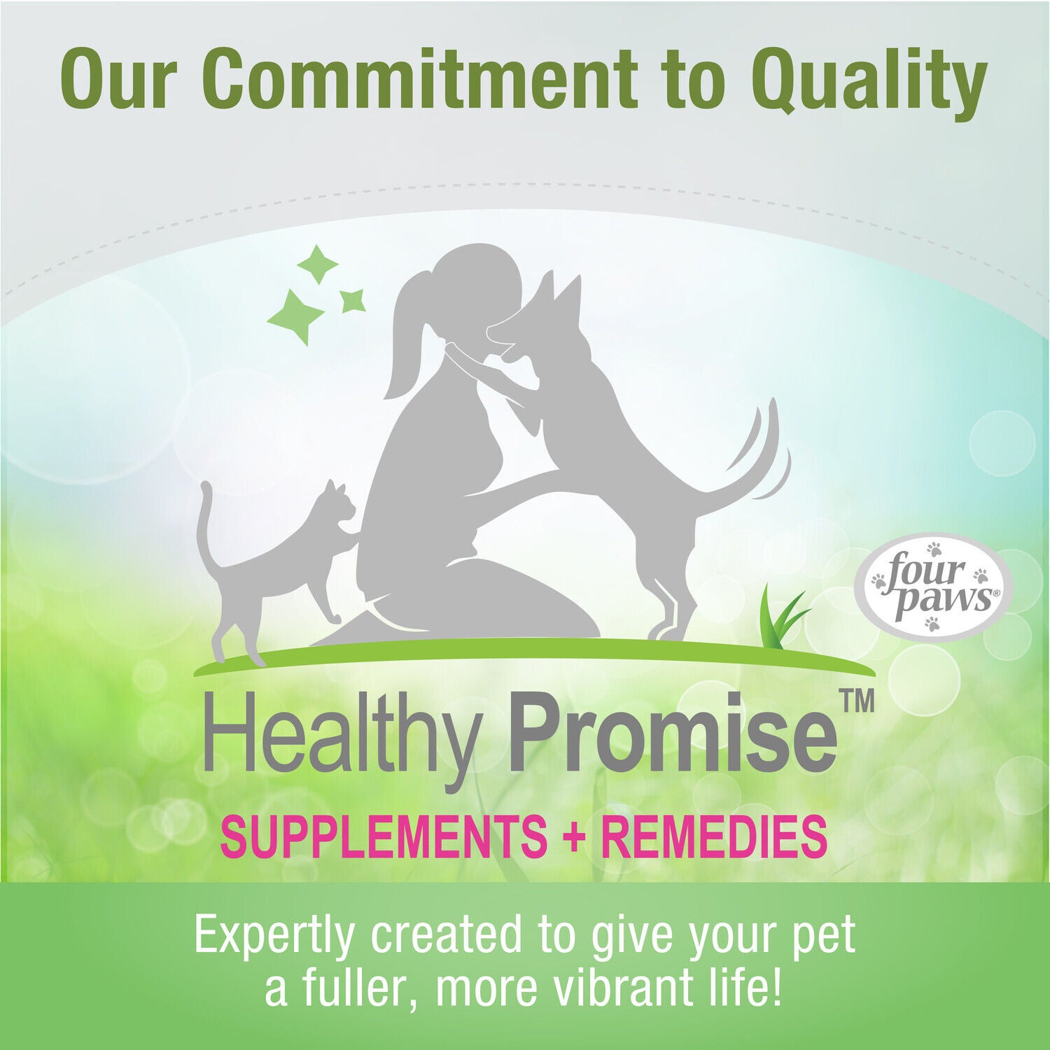 Four Paws Healthy Promise Puppy & Kitten Nursing Bottles For Hand Feeding, 2 Pack
