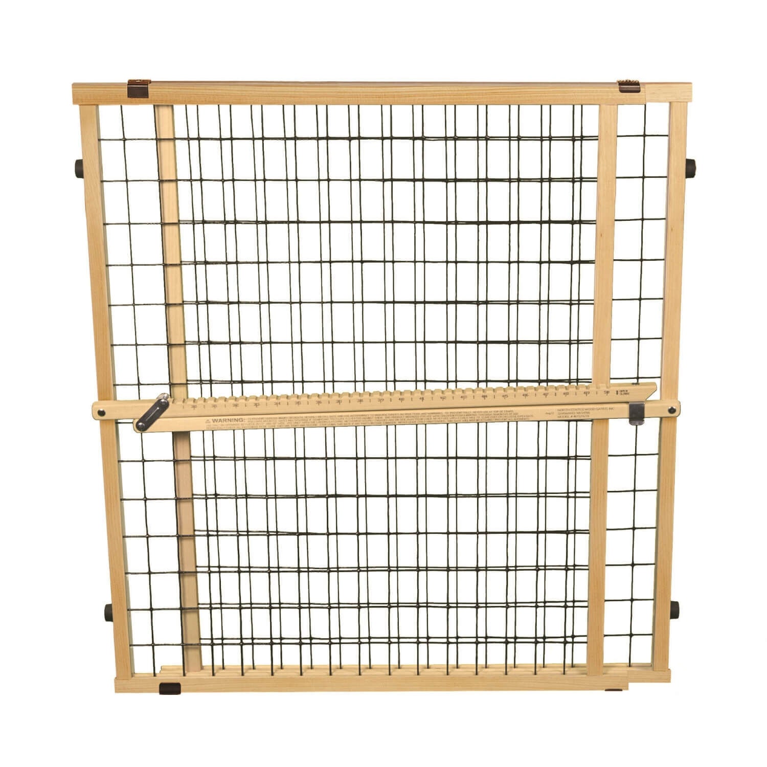 Mypet Wire Mesh Petgate Dog Gate, Extra-Wide Natural Finish, 32-In