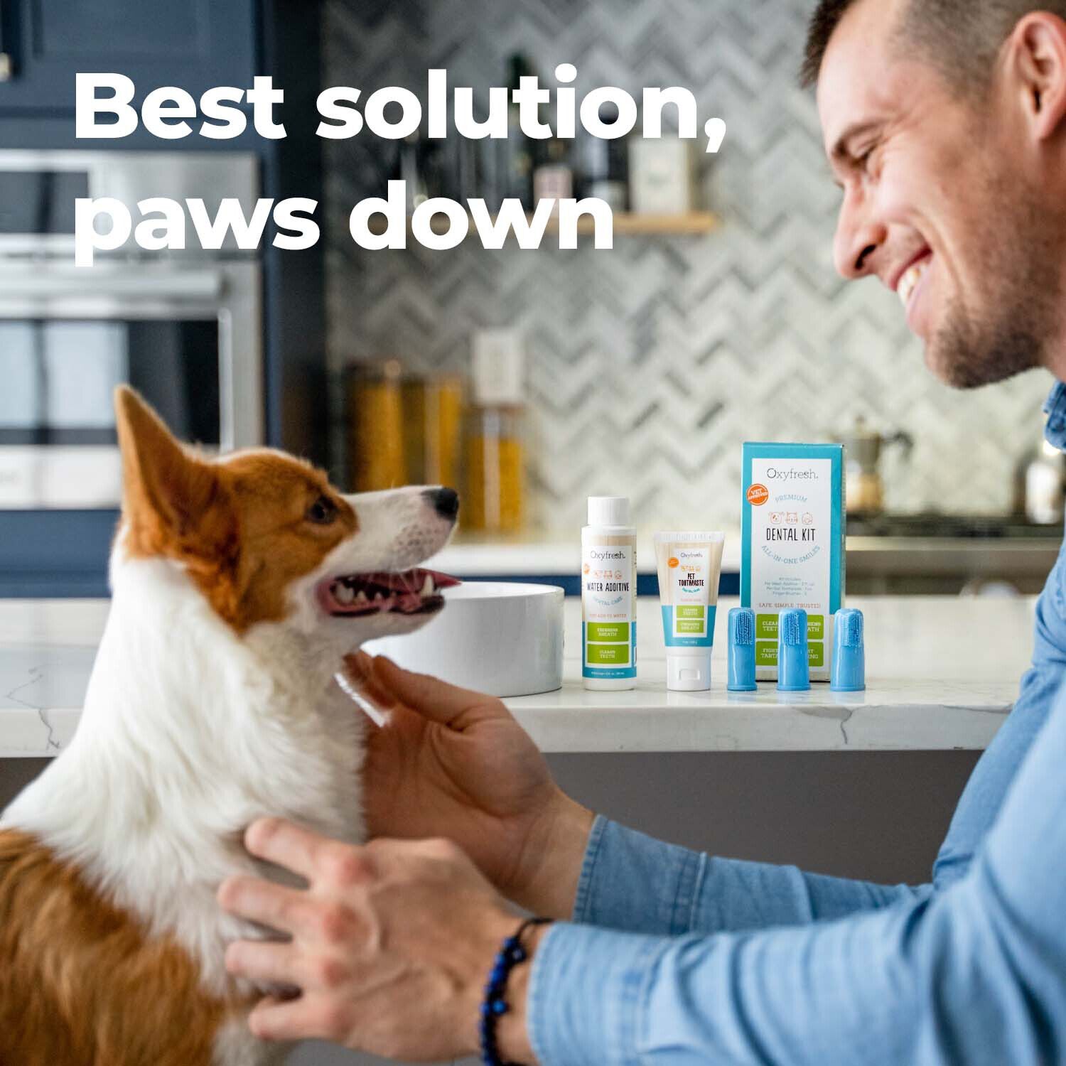 Oxyfresh Premium Dog & Cat Dental Care Kit