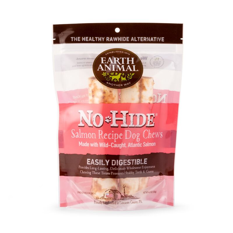 No Hide Wild Caught Salmon Natural Rawhide Alternative Dog Chews 2 Pack image number 4