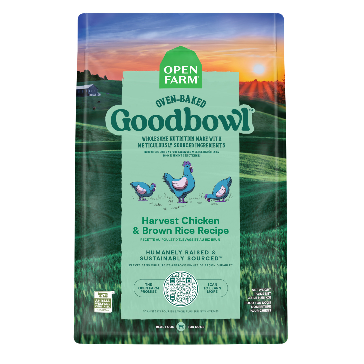 Open Farm Goodbowl Harvest Chicken & Brown Rice Dry Dog Food