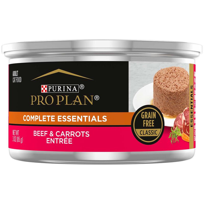 Grain Free Classic Adult Beef & Carrots Entree Cat Food image number 4