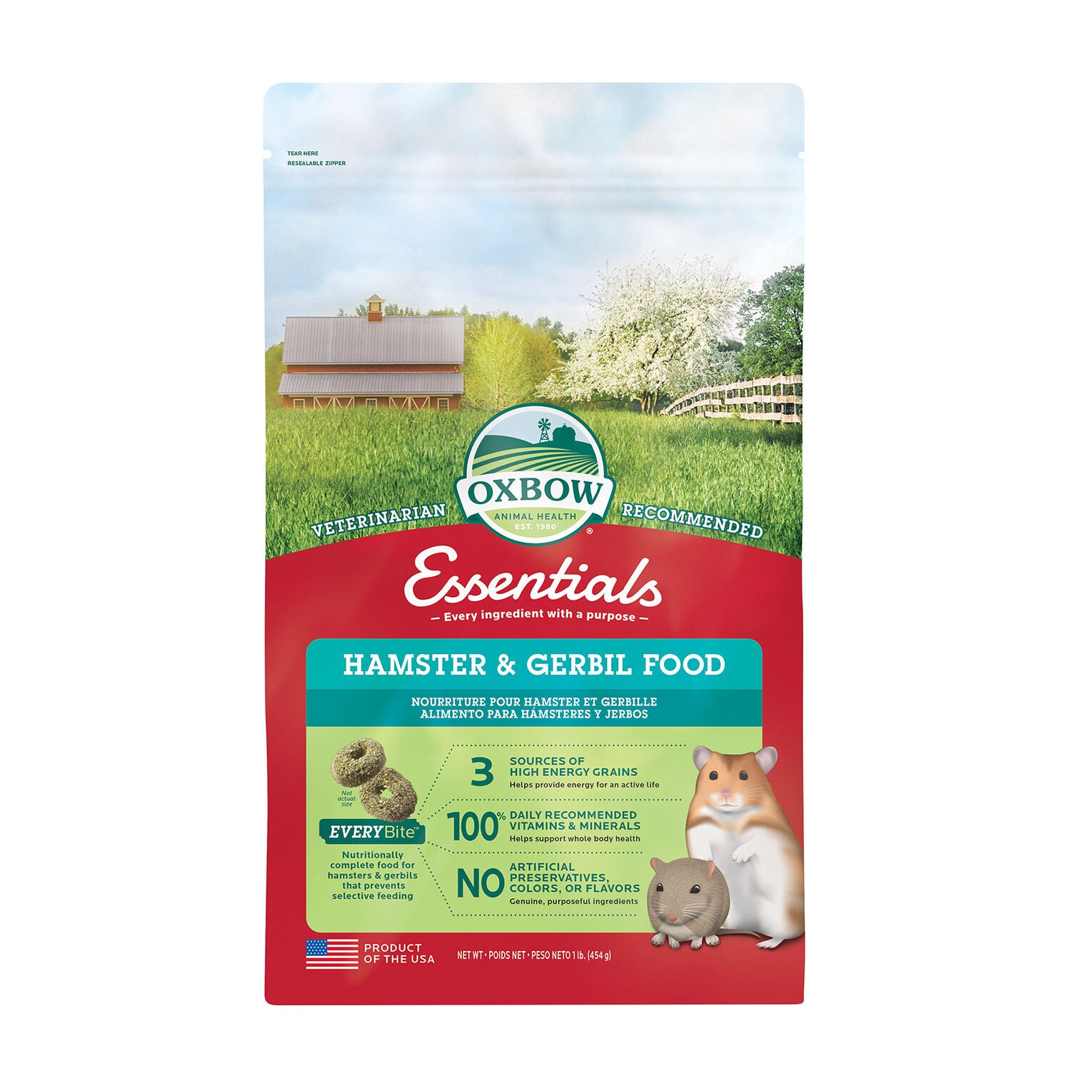 Essentials Hamster Grebil Food 1lb Pet Supermarket
