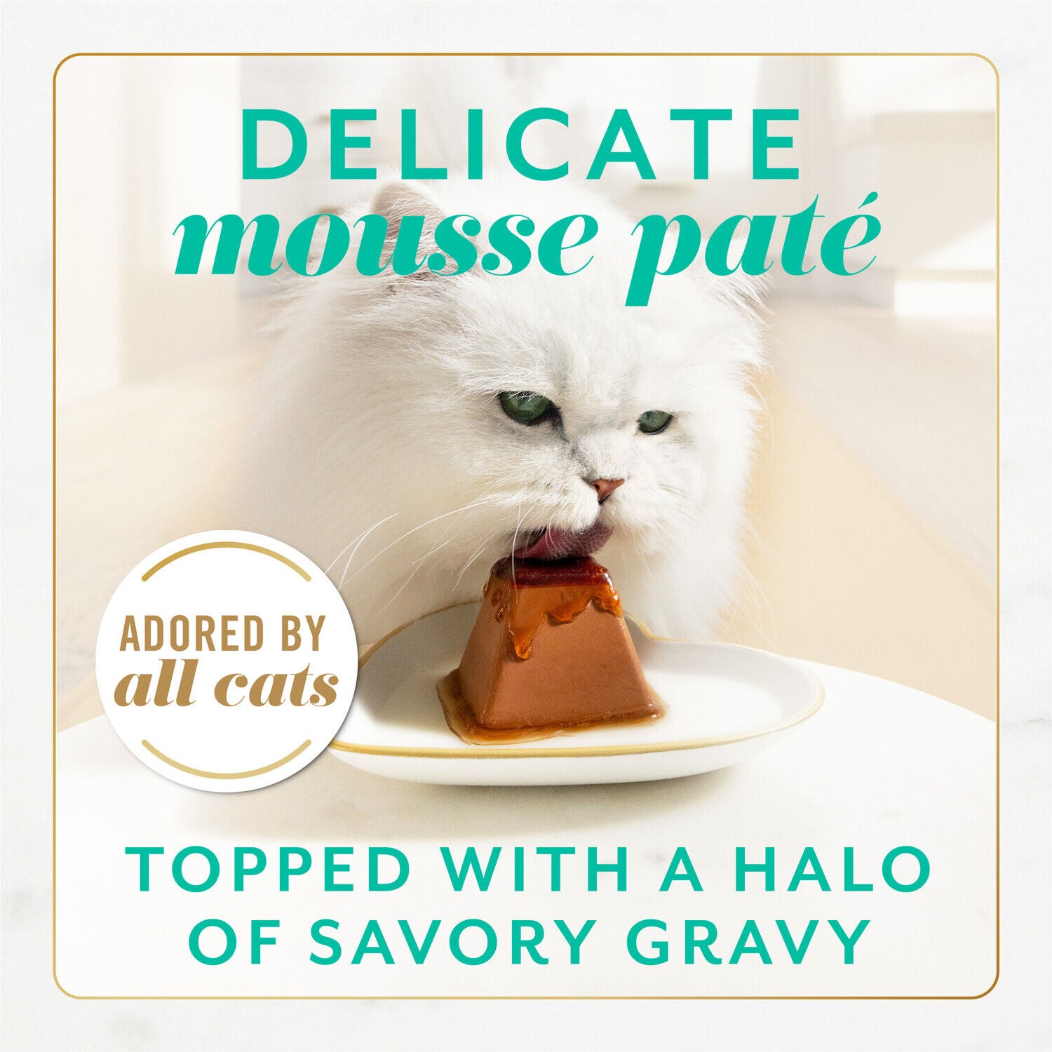 Fancy Feast Gems Pate Wet Cat Food Mousse With Tuna And Halo Of Savory Gravy  - 4-Oz