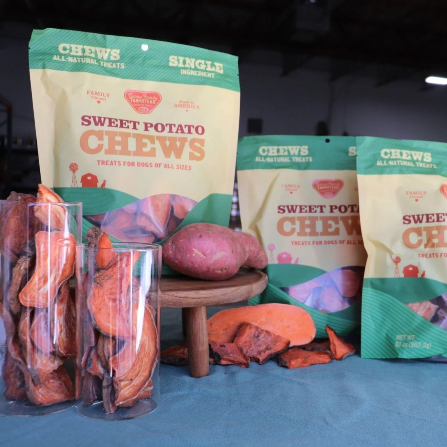 Gaines Family Farmstead Sweet Potato Chews Dog Treats, 32-Oz