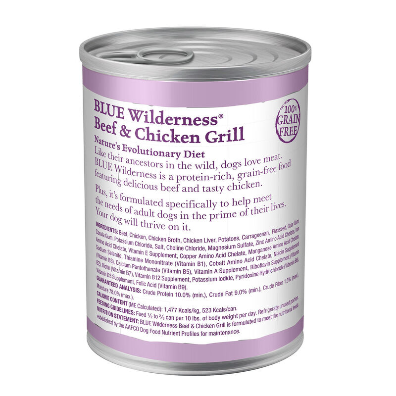 Wilderness Beef & Chicken Grill Adult Dog Food image number 2