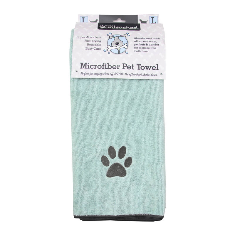 Microfiber Pet Towel - Teal