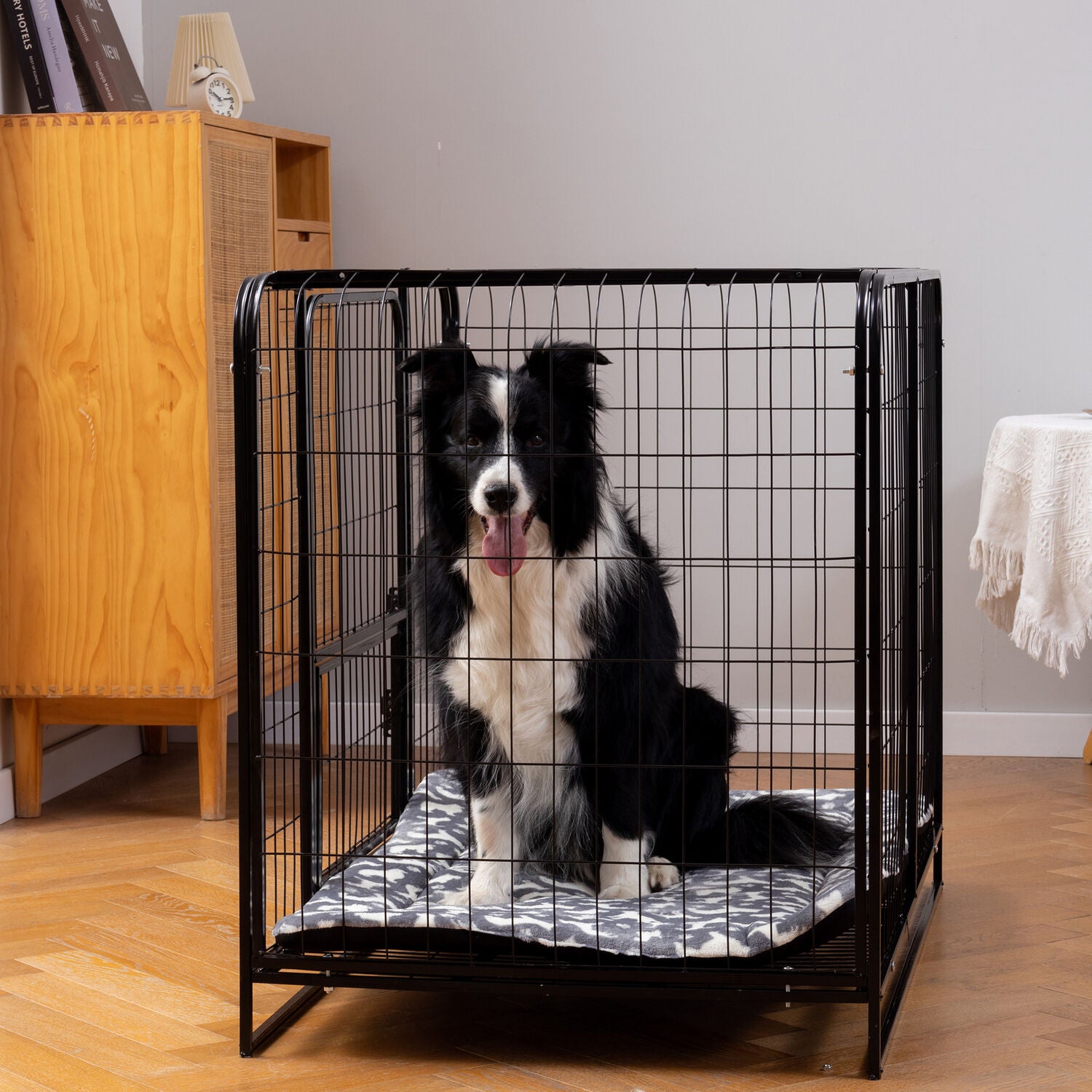 Territory Dog Crate Mat, Gray, Extra Large - 42" X 28"