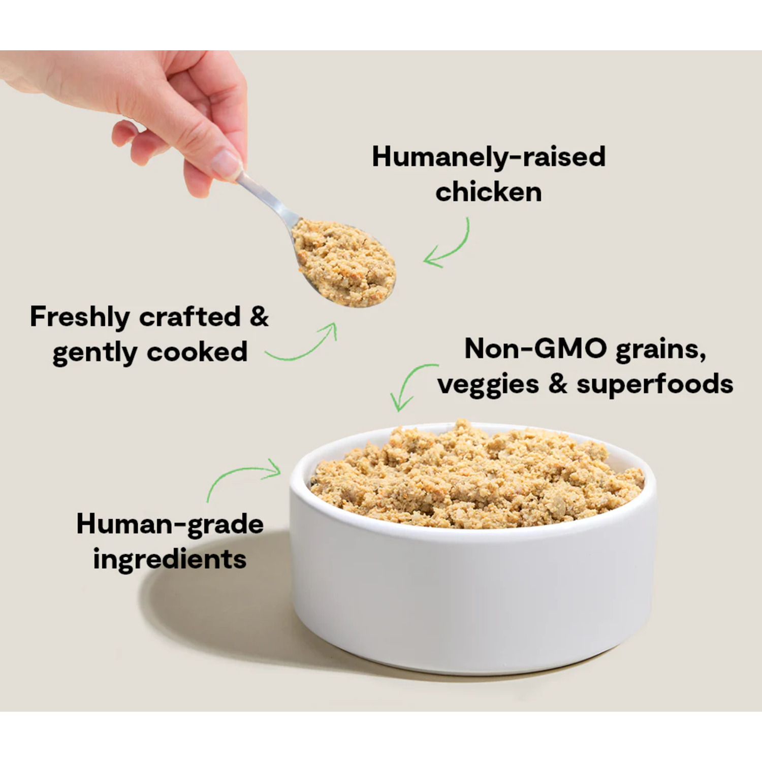 Open Farm Goodbowl Harvest Chicken & Wholesome Grains Gently Cooked Frozen Dog Food