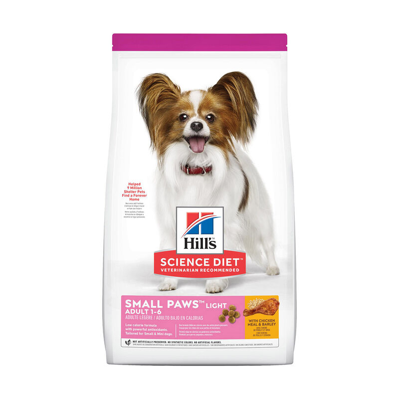 Hill'S Science Diet Adult Light Small Paws With Chicken Meal & Barley image number 1