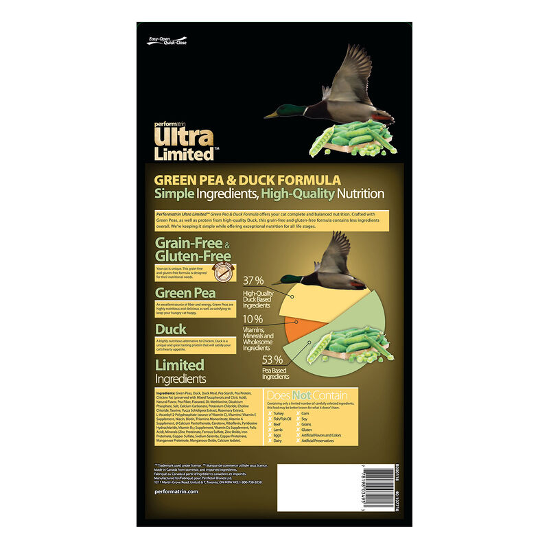 Limited Ingredient Diet Green Pea & Duck Formula Cat Food image number 2