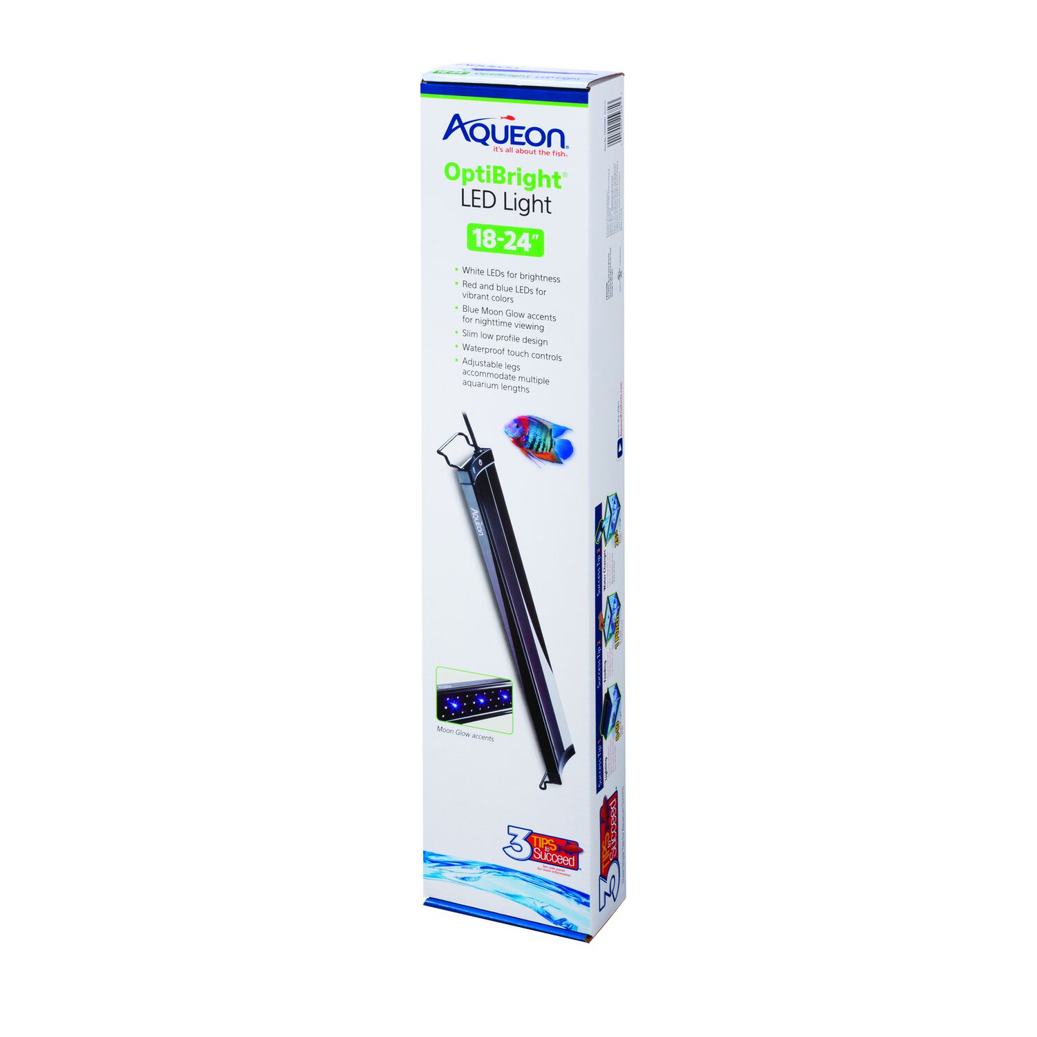 Aqueon Led Optibright Aquarium Light Fixture, 18-24 Inches