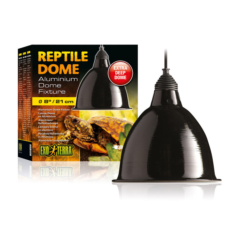 Aluminum Dome Fixture For Reptiles image number 1