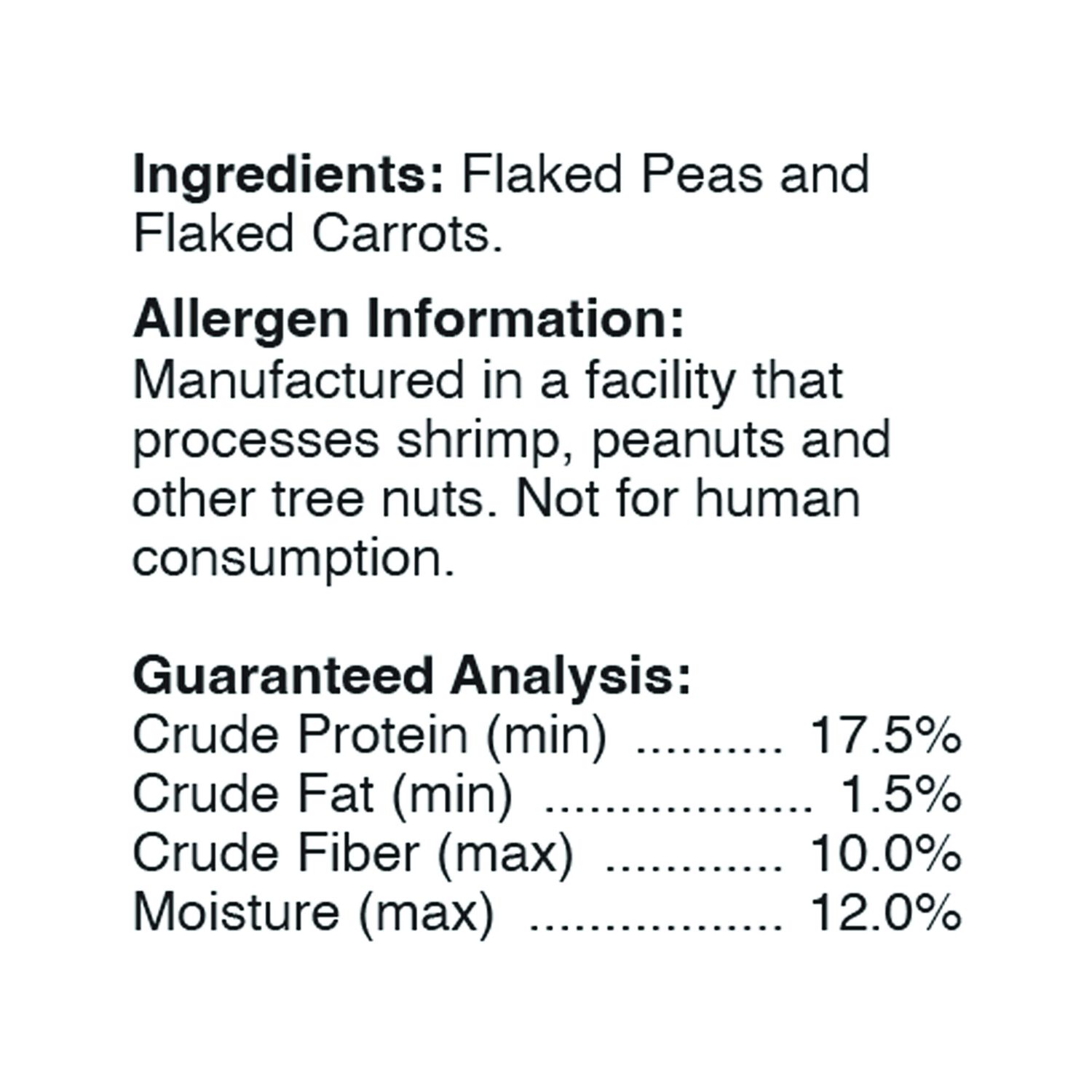 Tropical Carnival Natural Peas & Carrots Small Animal Treats, 3.5-Oz