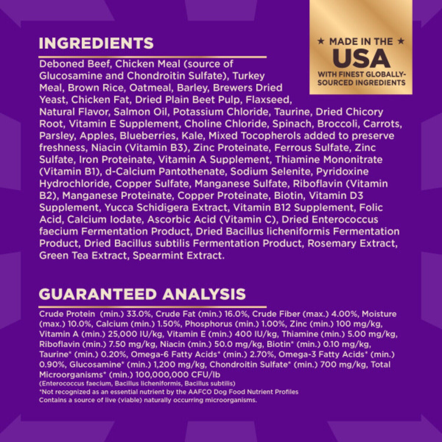 Wellness Core+ Dry Dog Food With Freeze-Dried Pieces, Wholesome Grains, High Protein, Natural Beef & Barley Recipe, 4-Lb