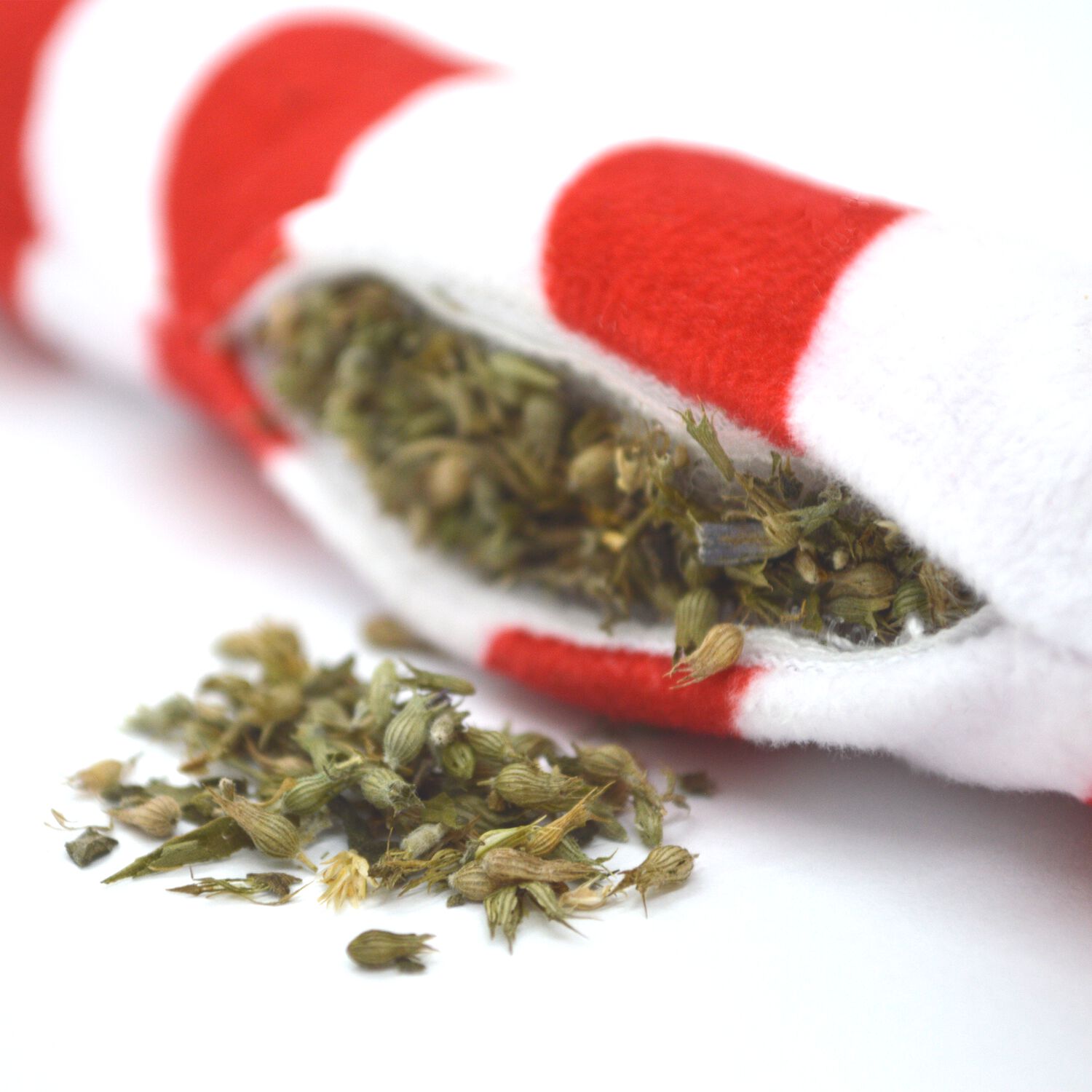 Meowijuana Get Twisted Candy Cane Refillable Catnip Cat Toy