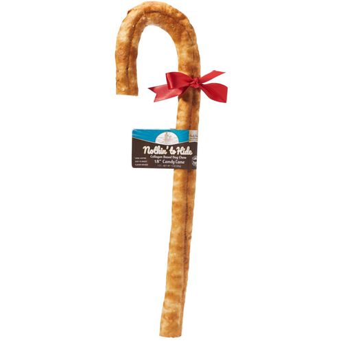 Nothin' To Hide Candy Cane Beef Dog Chew Treat, 18"